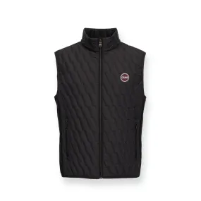 Gilet Trapuntato Con Inserti In Softshell
