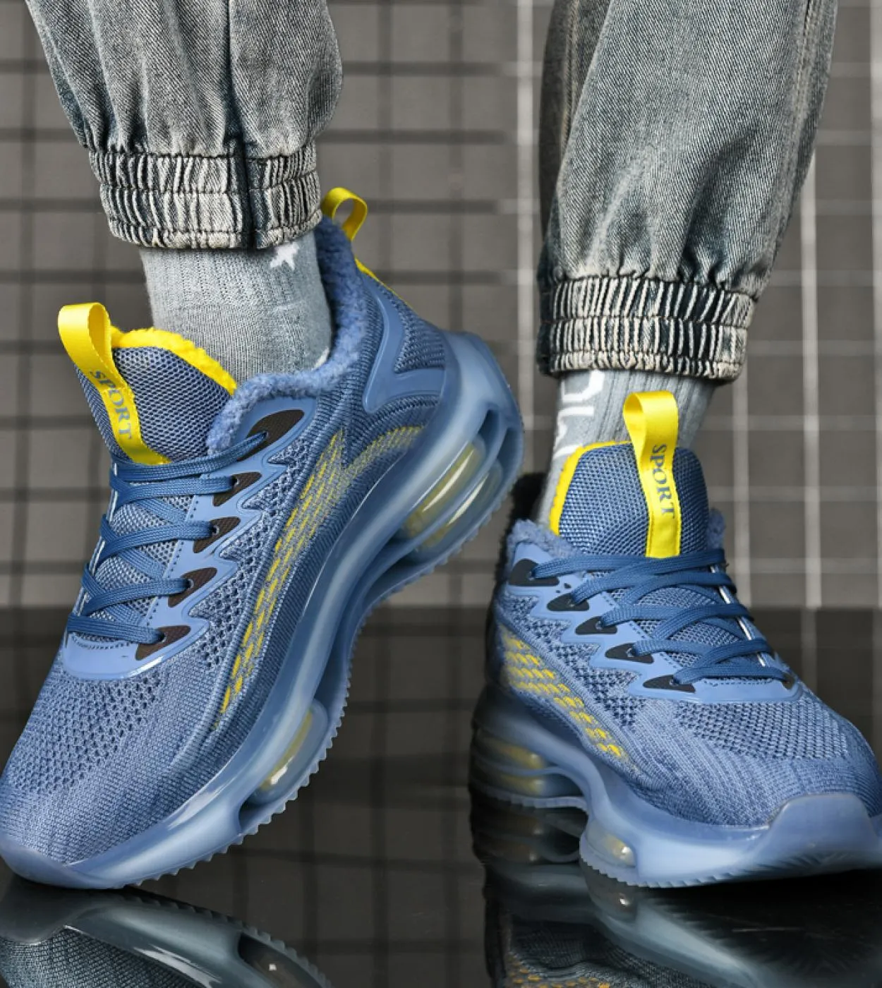 Stivali da uomo 2022 nuove pantofole invernali scarpe da uomo calde scarpe da ginnastica in peluche antiscivolo impermeabili sca